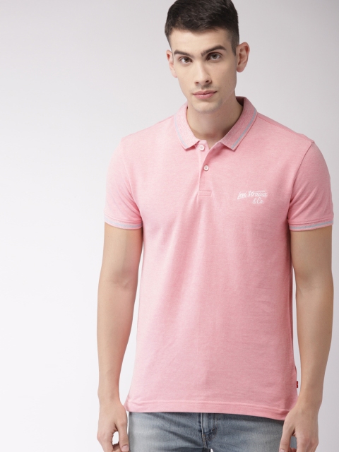 

Levis Men Pink Solid Polo T-shirt