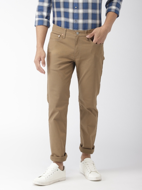

Levis Men Khaki Slim Fit Solid Regular Trousers 511
