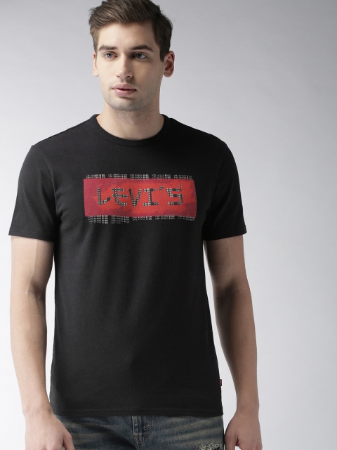 

Levis Men Black Printed Round Neck T-shirt