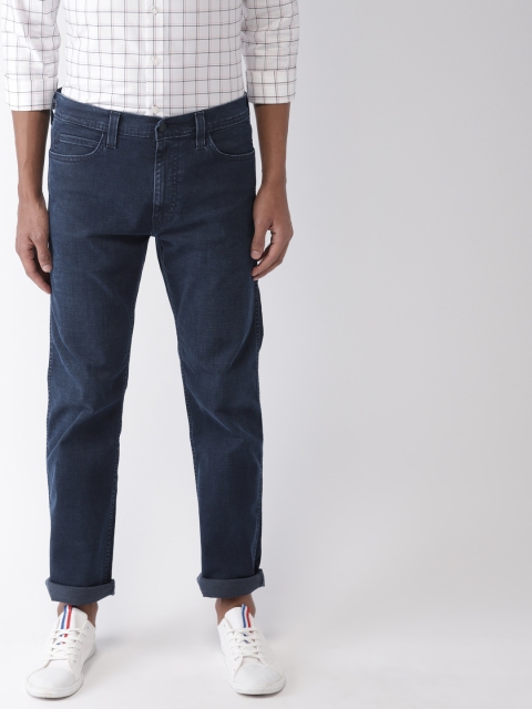 

Levis Men Blue Slim Straight Fit Mid-Rise Clean Look Stretchable Jeans