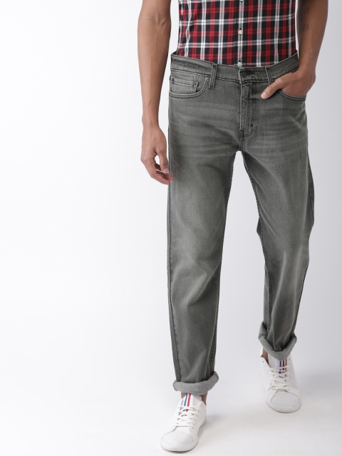 

Levis Men Black 513 Slim Straight Fit Mid-Rise Clean Look Stretchable Jeans