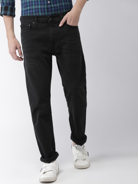 

Levis Men Black Slim Straight Fit Low-Rise Clean Look Stretchable Jeans 513