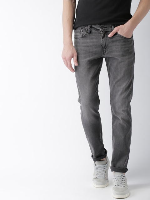 

Levis Men Grey Slim Fit Low-Rise Clean Look 511 Jeans