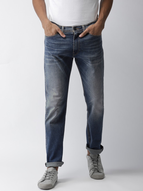 

Levis Men Blue 513 Slim Straight Fit Low-Rise Clean Look Stretchable Jeans
