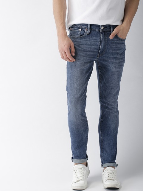 

Levis Men Blue 519 Extreme Skinny Fit Mid-Rise Clean Look Stretchable Jeans