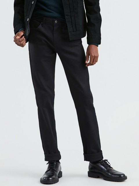

Levis Men Black 511 Slim Fit Mid-Rise Clean Look Jeans