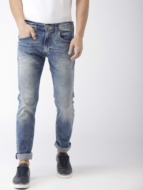 

Levis Men Blue Skinny Fit Mid-Rise Clean Look Stretchable Jeans 65504