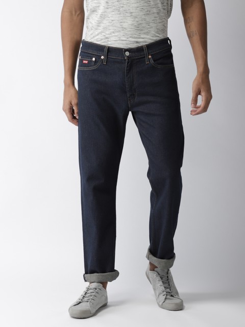 

Levis Men Navy Blue Straight Fit Low-Rise Clean Look Stretchable Jeans 513