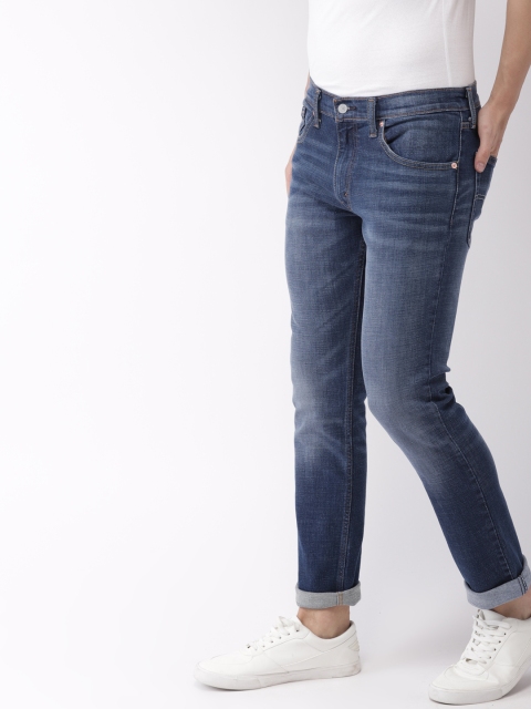 

Levis Men Blue Skinny Fit Mid-Rise Clean Look Stretchable Jeans 65504