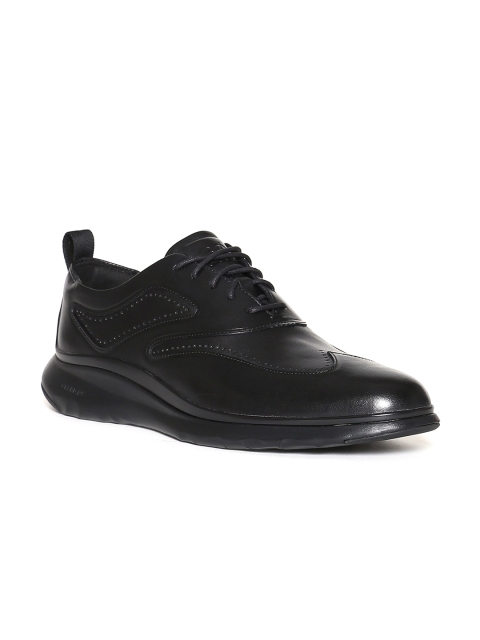 

Cole Haan Men Black Leather Brogues