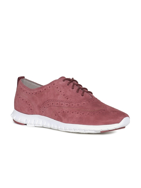 

Cole Haan Women Burgundy Leather Derbys