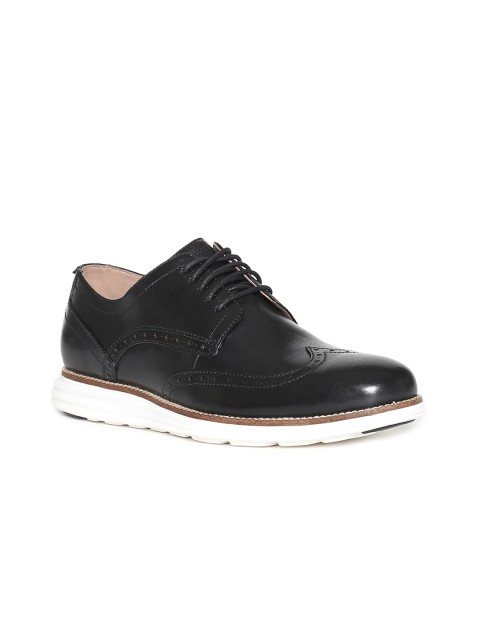 

Cole Haan Men Black Solid Leather Brogues