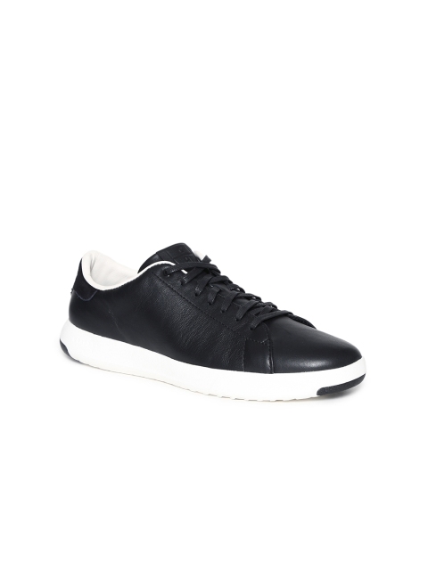 

Cole Haan Women Black Leather Sneakers