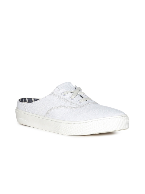 

Cole Haan Women White Leather Shoe-Style Sandals