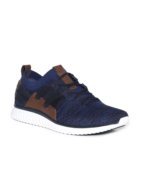 

Cole Haan Men Blue Sneakers