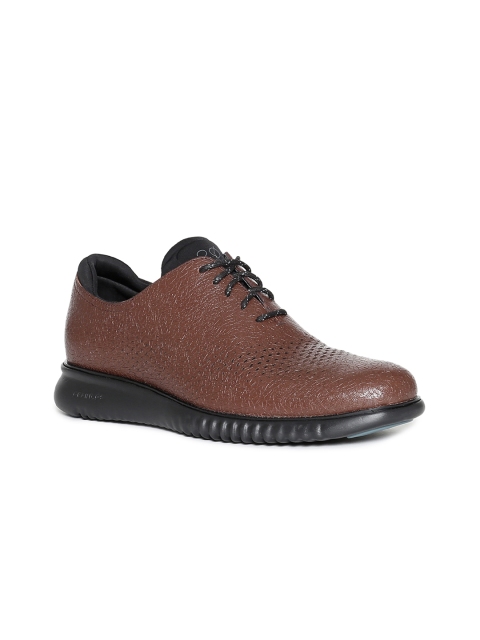 

Cole Haan Men Brown Leather Sneakers