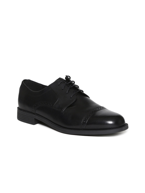 

Cole Haan Men Black Leather Formal Derbys