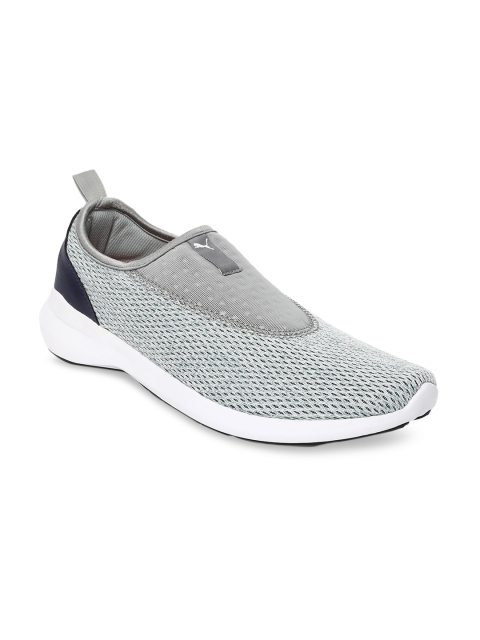 

Puma Men Grey Entrant Slipon Shoes