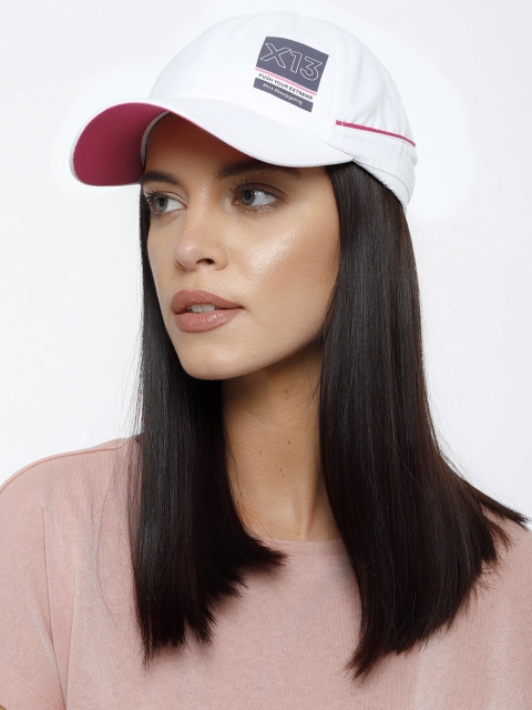 

HRX by Hrithik Roshan Women White Solid Training Dry Fit Sweatband Cap
