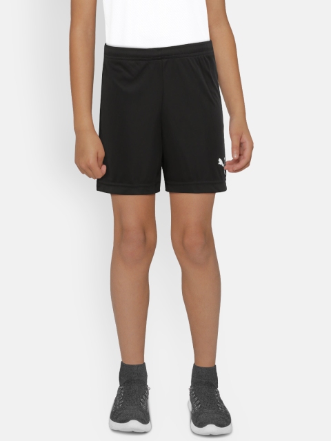 

Black Solid Football Play Shorts