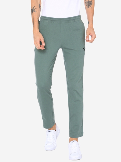 

Puma Men Olive Solid Laurel Wreath Track Pants, Green
