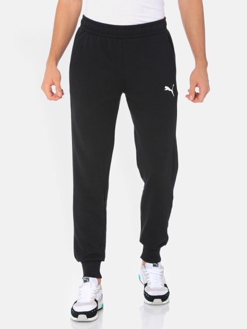 

Puma Men Black Solid ESS Logo Joggers
