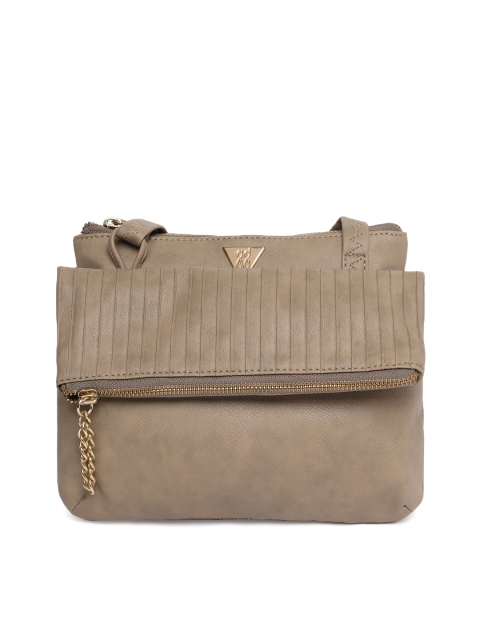 

Baggit Khaki Textured Sling Bag