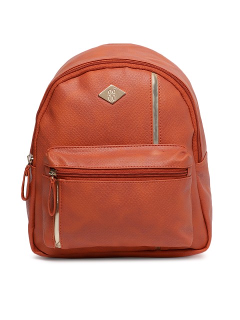 

Baggit Women Orange LXE4 RAMPAGE LEGO Textured Backpack