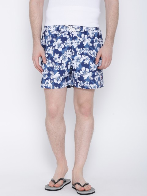 

IZOD Blue Floral Print Shorts