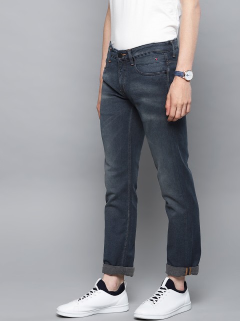 

Louis Philippe Jeans Men Blue Slim Fit Low-Rise Clean Look Stretchable Jeans