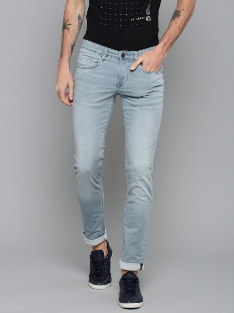 

Louis Philippe Jeans Men Blue Slim Fit Low-Rise Clean Look Stretchable Jeans
