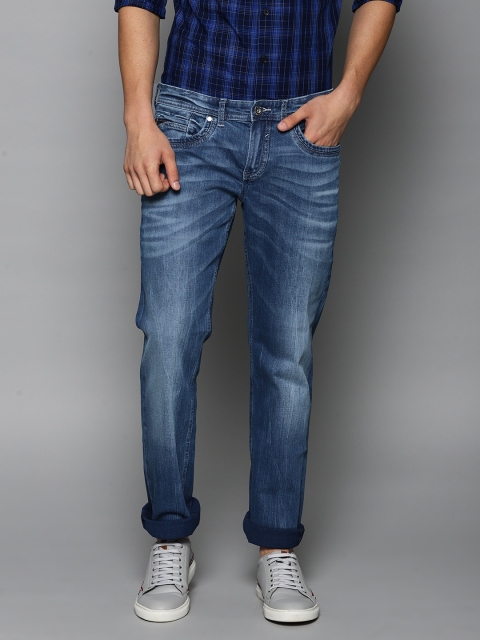 

Louis Philippe Jeans Men Blue Slim Fit Low-Rise Clean Look Stretchable Jeans