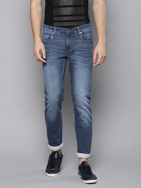 

Louis Philippe Jeans Men Blue Slim Fit Low-Rise Clean Look Stretchable Jeans