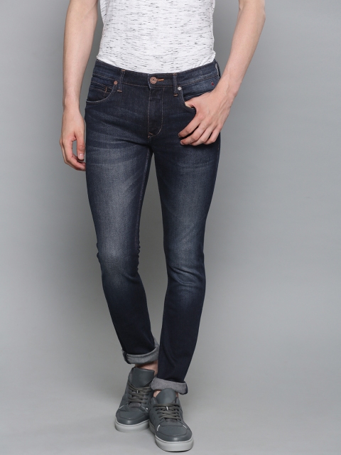 

Louis Philippe Jeans Men Blue Slim Fit Low-Rise Clean Look Stretchable Jeans
