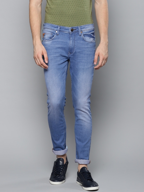 

Louis Philippe Jeans Men Blue Slim Fit Low-Rise Clean Look Stretchable Jeans