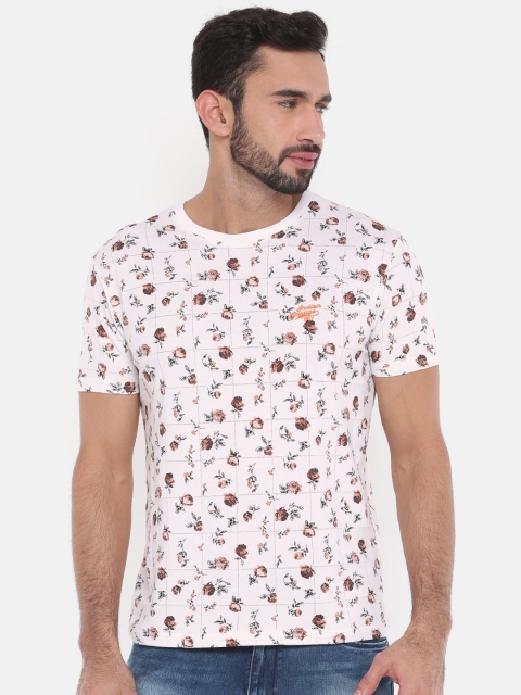

The Indian Garage Co Men White Printed Round Neck T-shirt