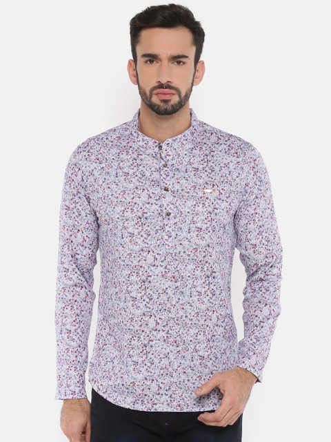

The Indian Garage Co Men Multicoloured Printed Straight Kurta, Multi