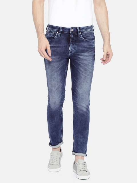 

Killer Men Blue Skinny Fit Mid-Rise Clean Look Stretchable Jeans