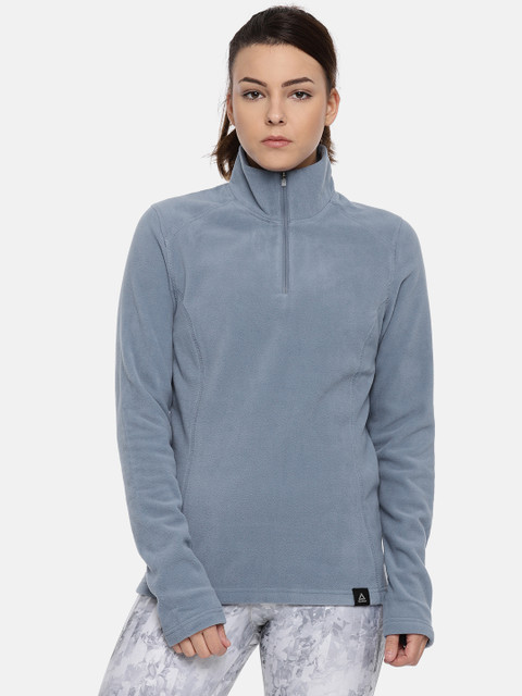 

Reebok Blue OD FLC Q ZIP Sweatshirt
