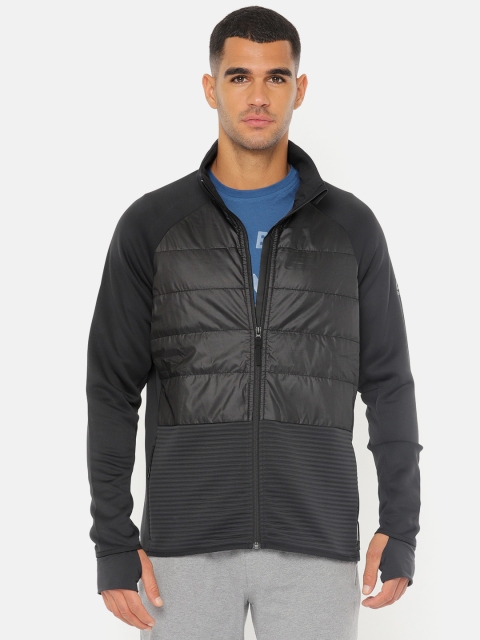 

Reebok Men Black Solid THERMOWARM PRIMALOFT Water Resistant Sporty Jacket