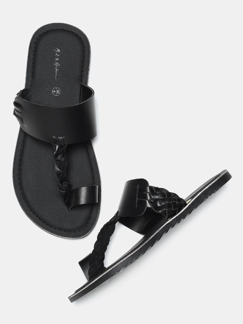 

Mast & Harbour Men Black Sandals
