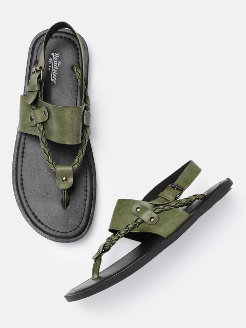 

Roadster Men Olive Green Sandals