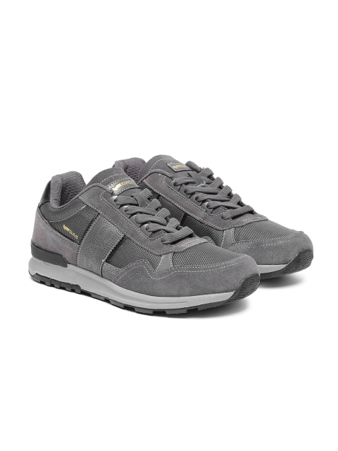 

GAS Men Grey Carl Shiny Nyx Sneakers