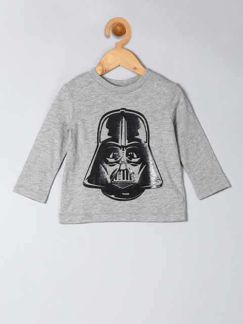 

GAP Boys Grey Printed Round Neck T-shirt