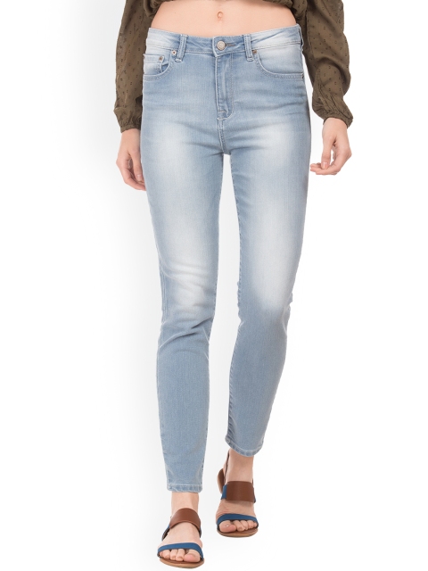 

Aeropostale Women Blue Regular Fit Mid-Rise Clean Look Jeans