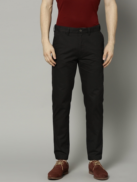 

Marks & Spencer Men Black Slim Fit Solid Chinos