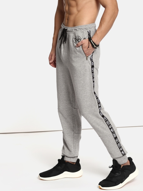 

Dexter by Kook N Keech Men Grey Melange Solid Joggers