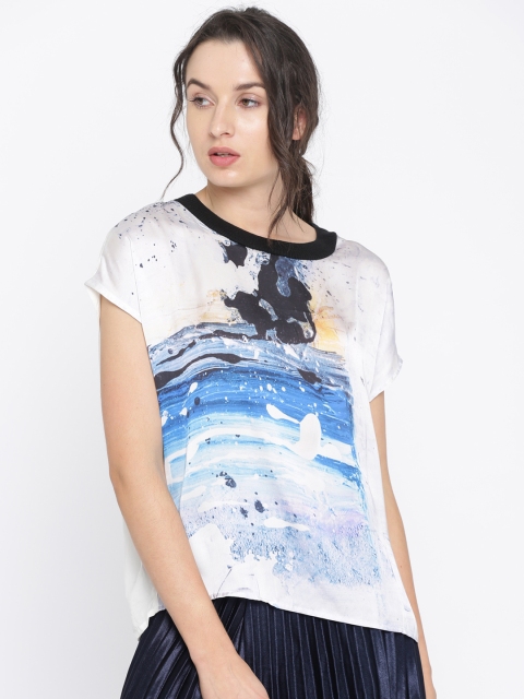

Vero Moda White Printed Top