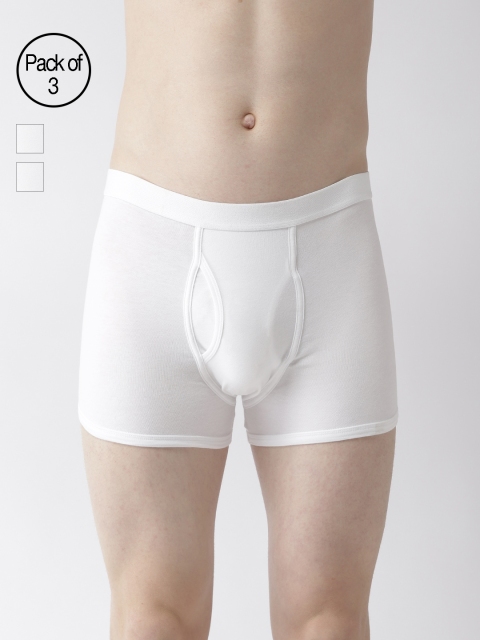 

Marks & Spencer Men Pack of 3 White Solid Trunks T144470S