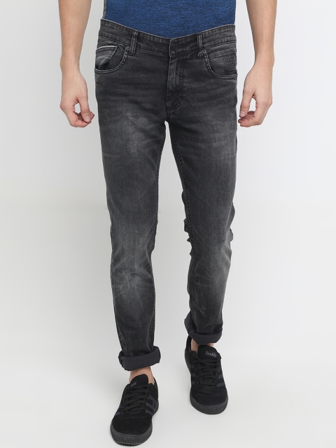 

Basics Men Black Slim Fit Low-Rise Clean Look Stretchable Jeans